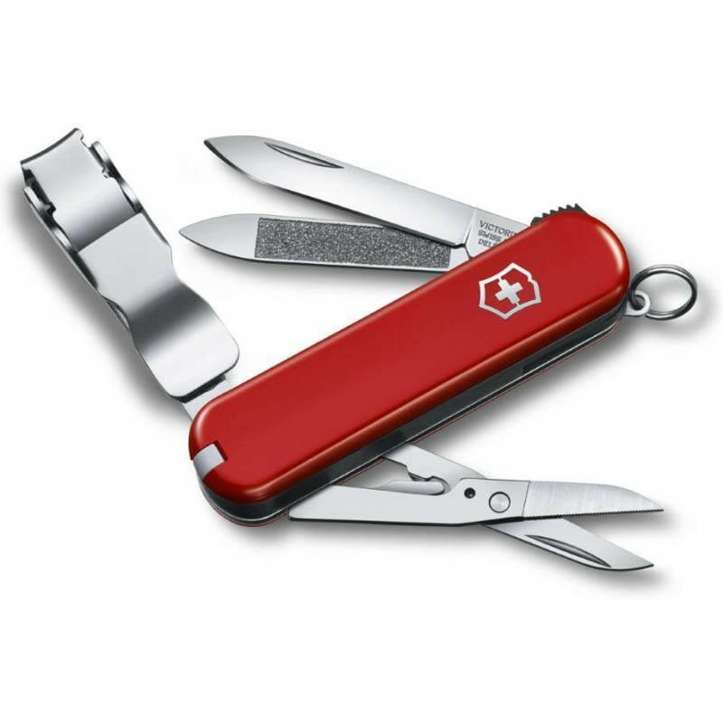 Victorinox швейцарский перочинный нож NailClip 580 65мм 8 функций красный (0.6463)