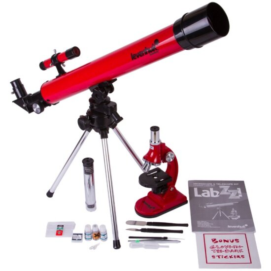 Комплект LEVENHUK LabZZ MT2: микроскоп и телескоп