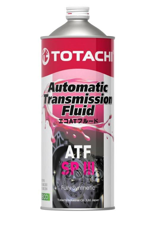 Масло Трансмиссионное Totachi Atf Sp-Iii 1л (Для Акпп Mitsubishi/Hyundai/Kia) TOTACHI арт. 4562374691094