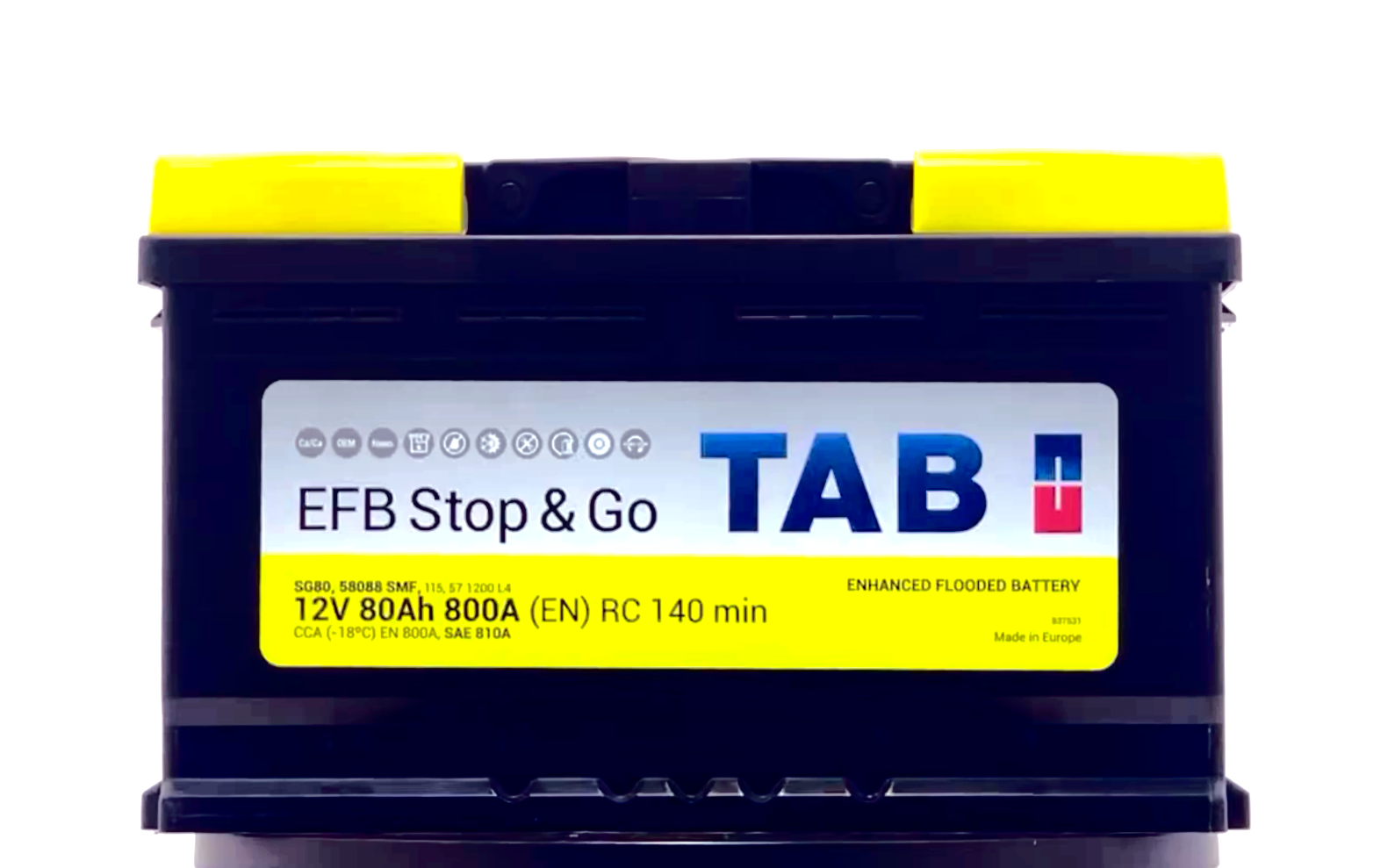 Аккумулятор для грузовиков TAB EFB Stop & Go SG80 (212080) 315x175x190