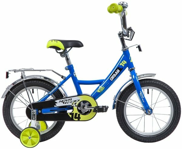 Детский велосипед Novatrack Urban 14 (2019) синий (требует финальной сборки)