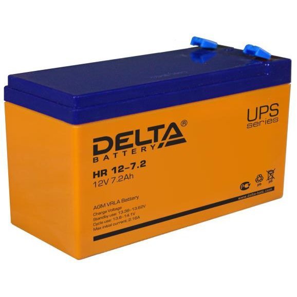 АКБ-7 Delta HR 12-7.2 Свинцово-кислотный герметичный аккумулятор
