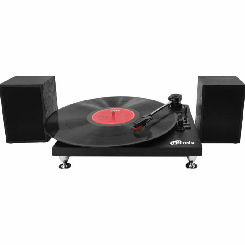 Виниловый проигрыватель Ritmix LP-240 Black деревянный