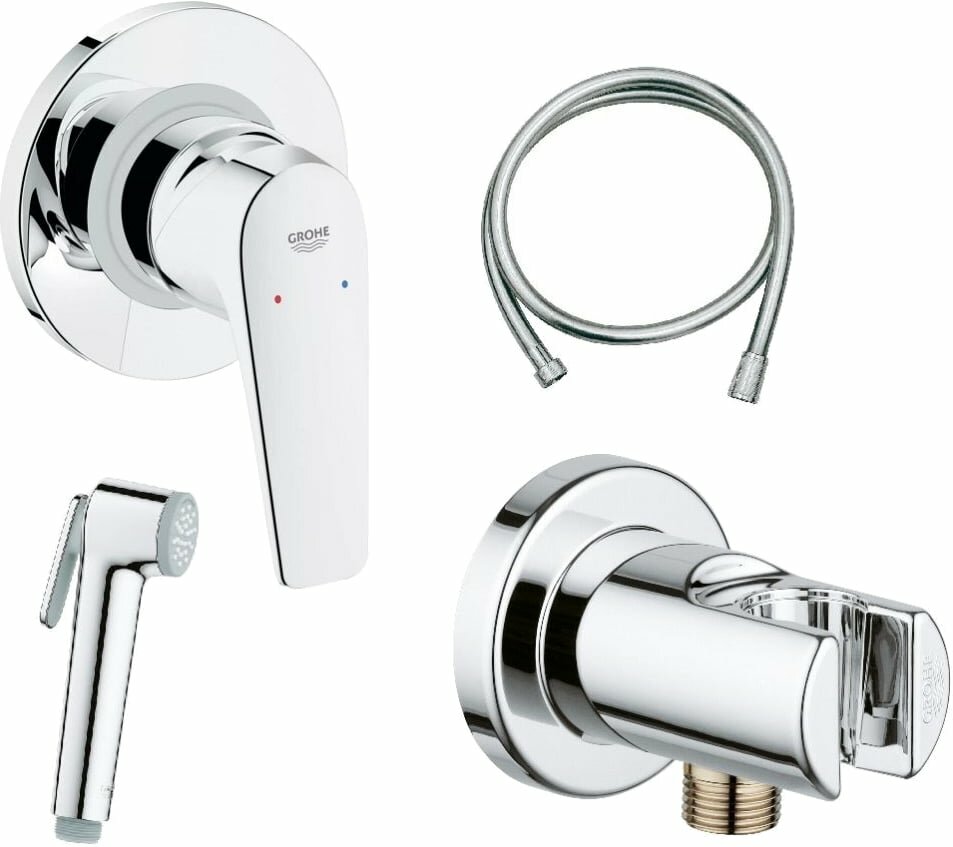 Гигиенический набор однорычажный GROHE BauFlow 124900