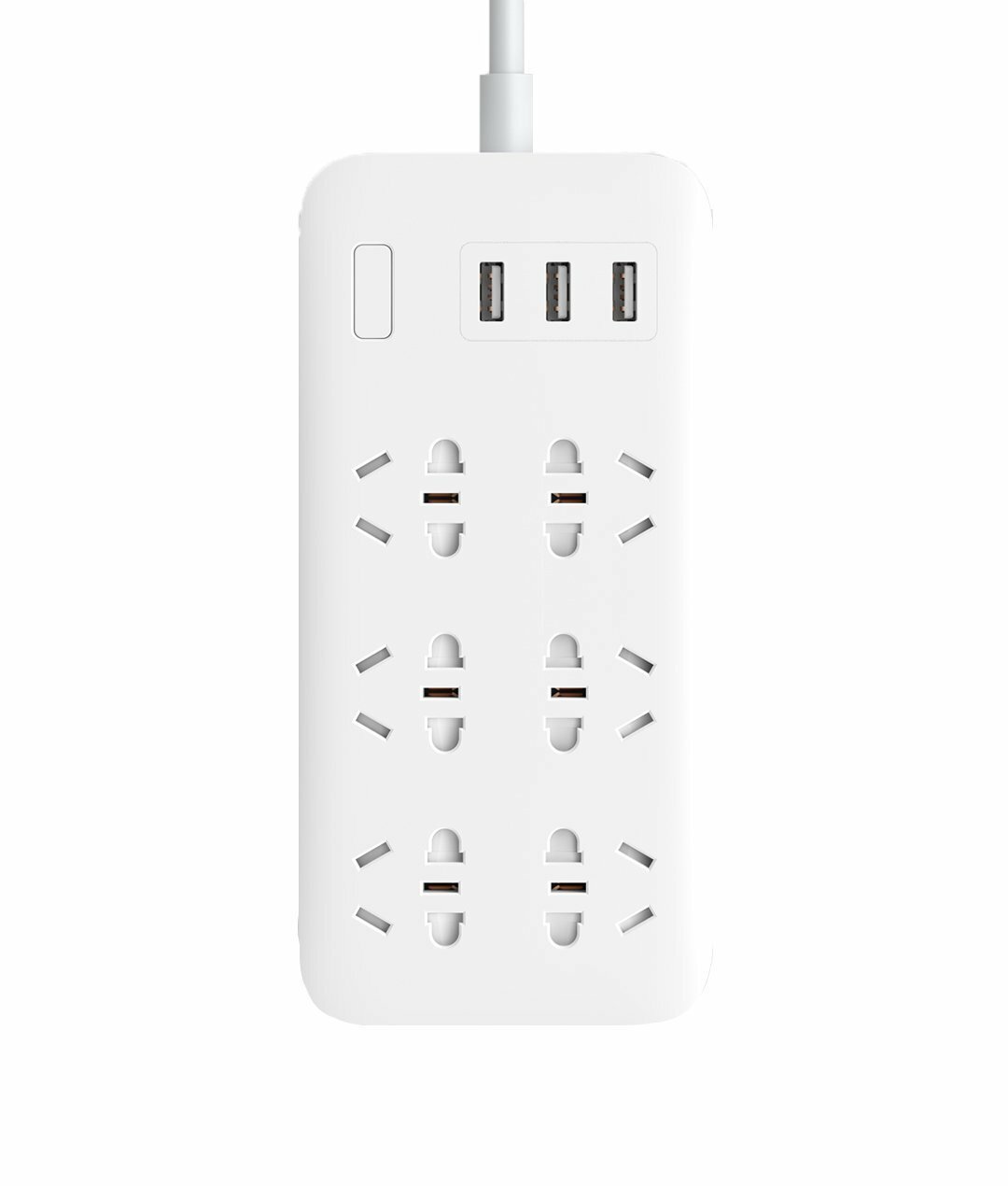 Удлинитель Xiaomi Mi Power Strip 6 розеток+3 USB (White/Белый)