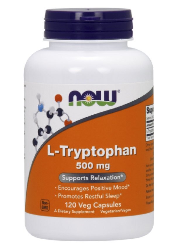 NOW L-Tryptophan 500 mg (120 вег кап)