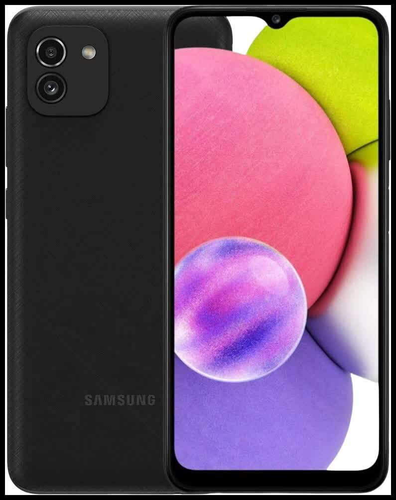 Смартфон Samsung Galaxy A03 A035F 4/64Gb (SM-A035FZKGSKZ) Black