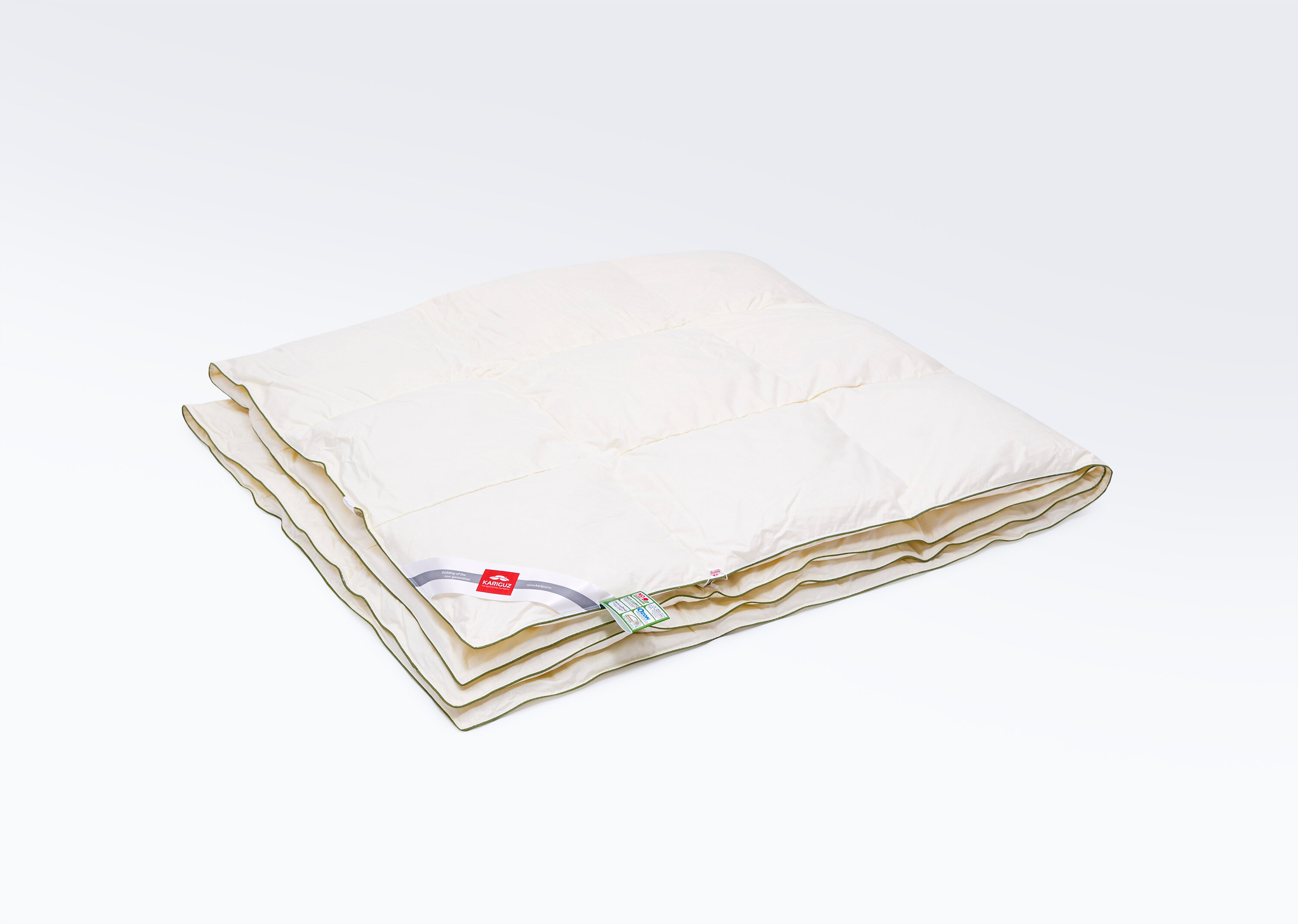 Одеяло пухоперовое всесезонное 1,5-спальное Kariguz Bio Down, 100% хлопок, батист, 140х205