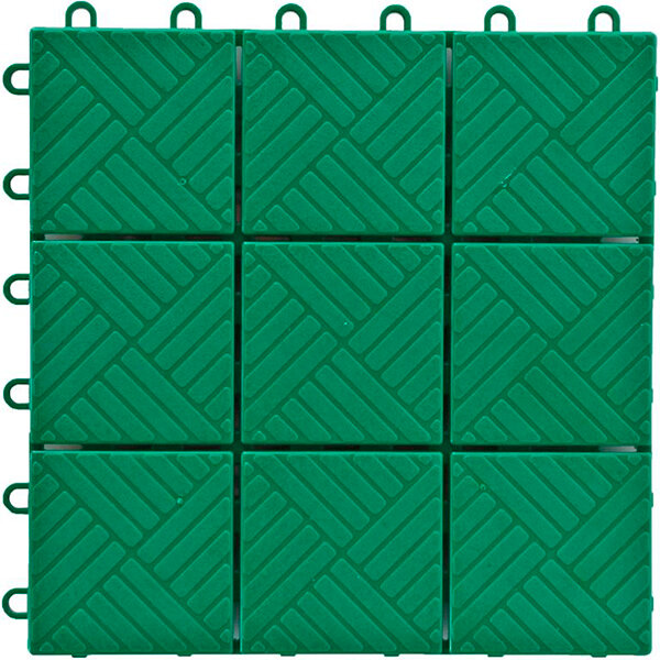 Садовое напольное покрытие «Модуль» (упаковка 1 м² размер 30×30 см зелёное)