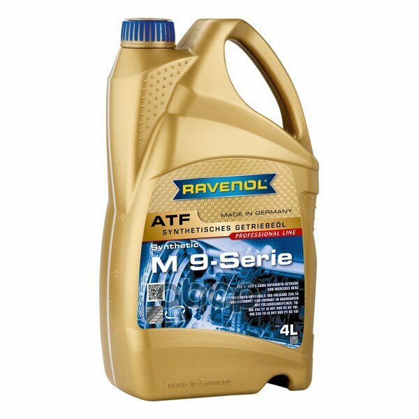 Масло Трансмиссионное Atf M 9 4Л (Синтетика+Пао) Ravenol арт. 1211108004