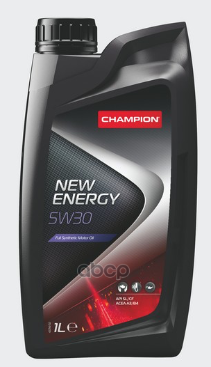 CHAMPION OIL Масло Моторное Champion Oil New Energy 5W-30 1Л.