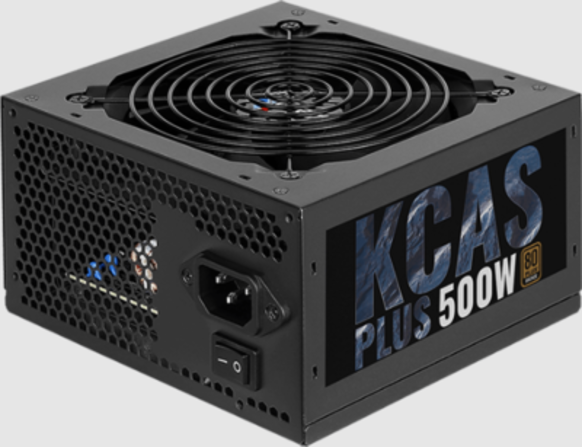 Блок питания AeroCool KCAS PLUS 500W ATX12V Ver.2.4, 80+ Bronze