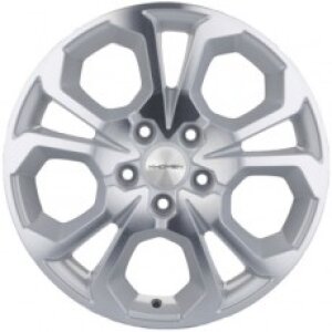 Диск колесный Khomen Wheels KHW1711 6.5x17/5x114.3 D66.1 ET50 F Silver FP