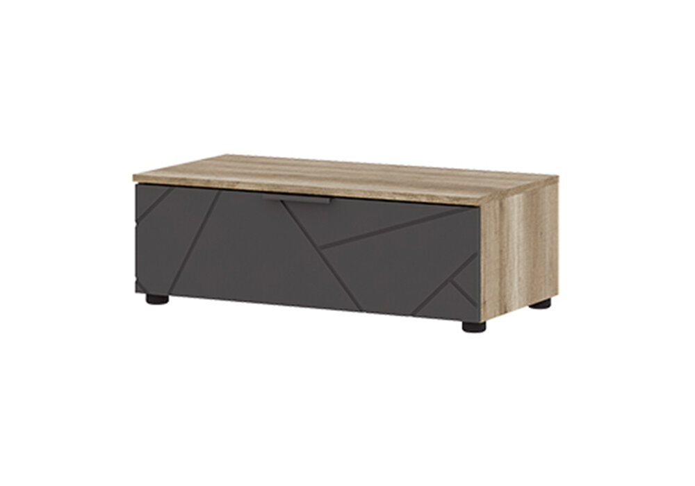 фото Тумба под ТВ Нонтон Даллас ТБ 02 дуб каньон / софт графит 80.2x40.2x27.8 см