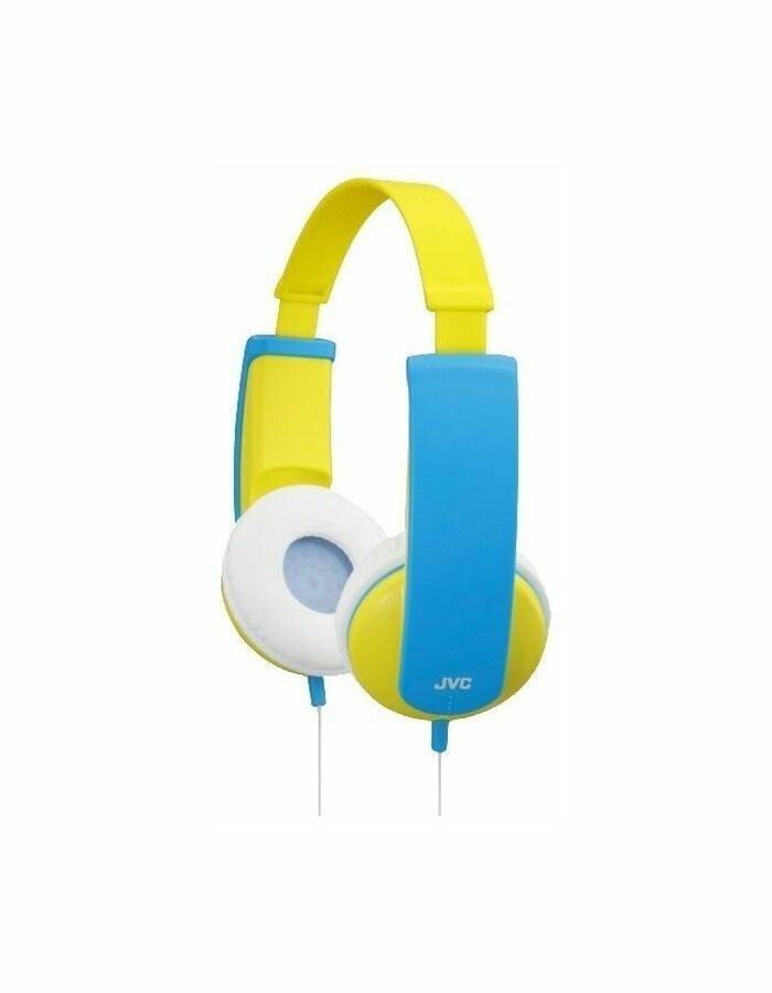 Наушники JVC HA-KD5-Y-EF Kids желтый/голубой