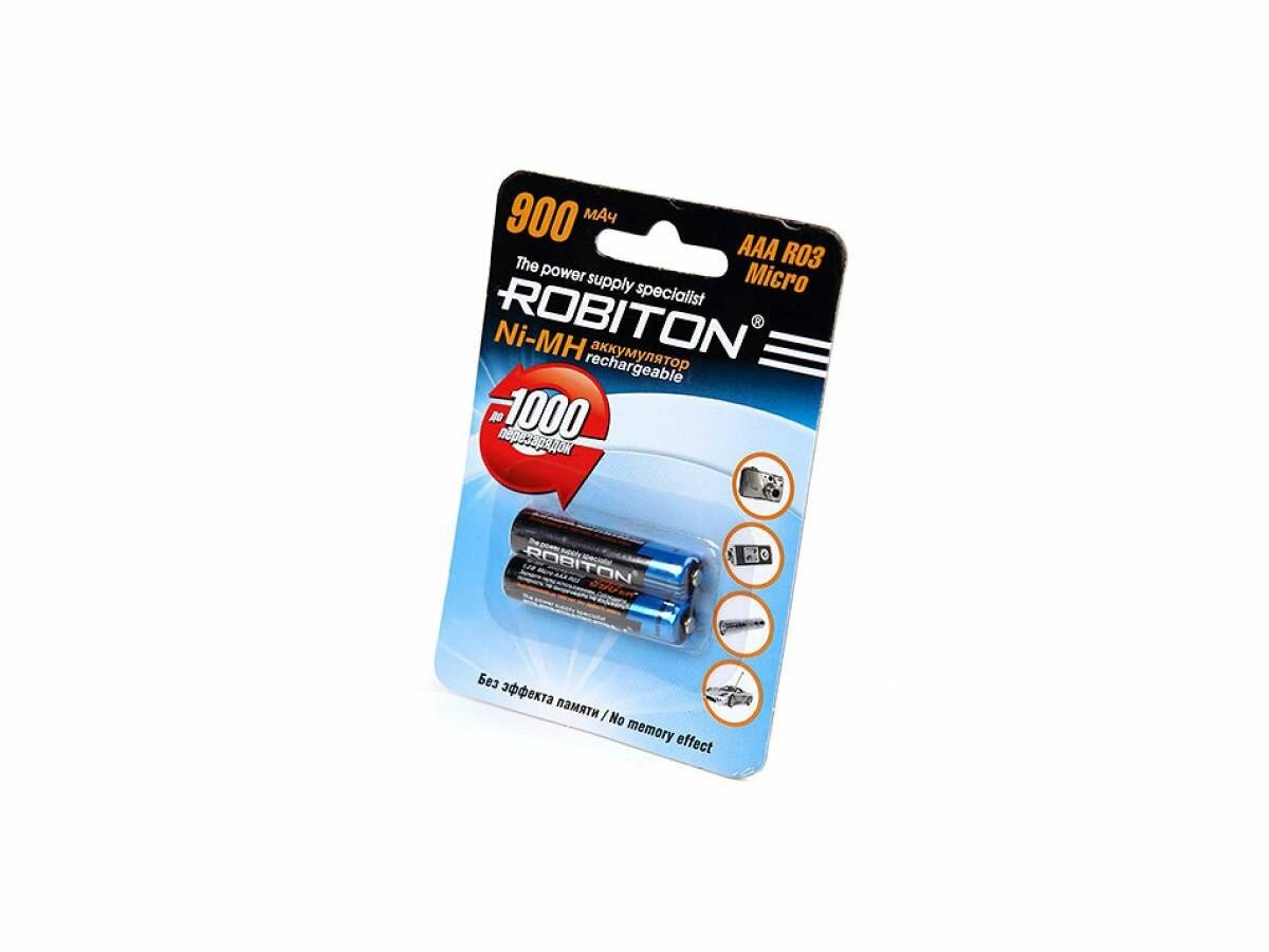 Аккумулятор Robiton AAA 950 mAh R2U (уп 2 шт)