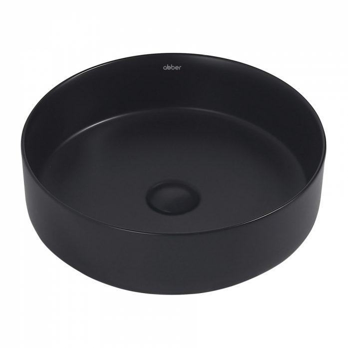 фото Раковина накладная Abber Bequem AC2109MB черная матовая