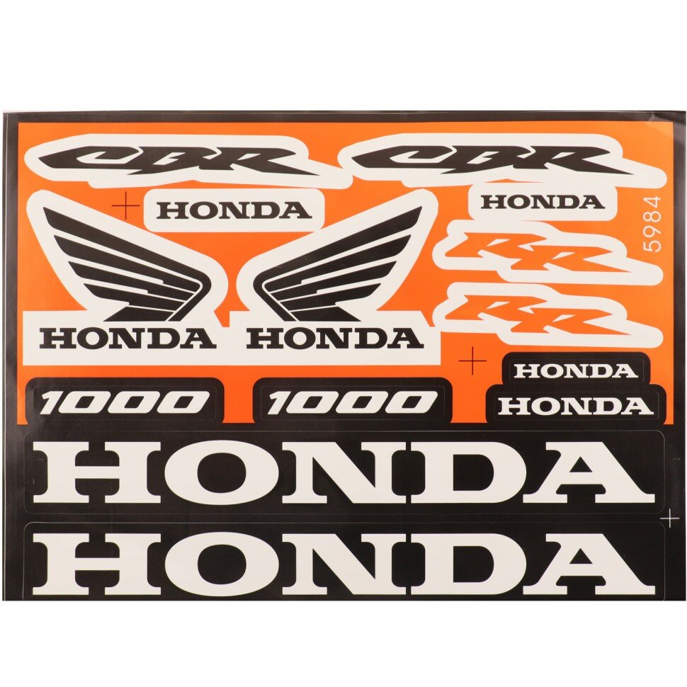 Наклейки (набор) Honda CBR (22х17см)