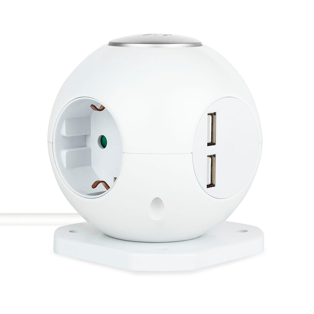 Сетевой фильтр с usb Rombica NEO SPHERUM White PSE-004