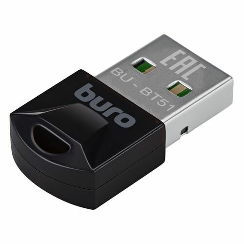 Адаптер USB Buro BU-BT51 BT5.1+EDR class 1.5 20м черный