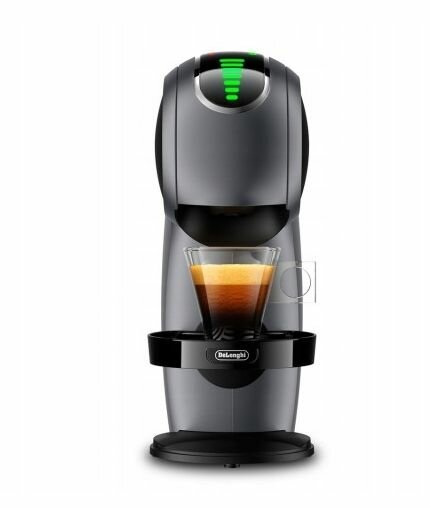 Капсульная кофемашина DeLonghi Genio S Touch EDG426.GY, черный/серый - фотография № 2
