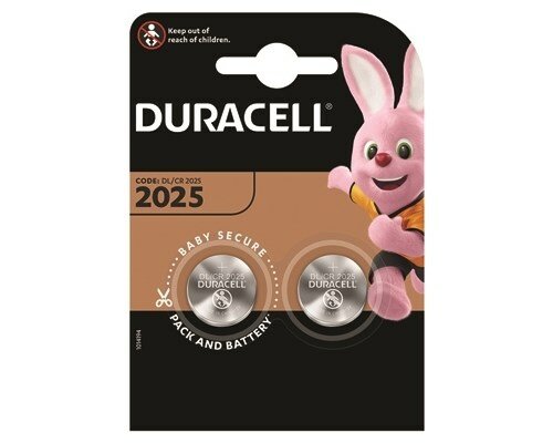 Батарейка Duracell CR2025-2BL , 2 шт.