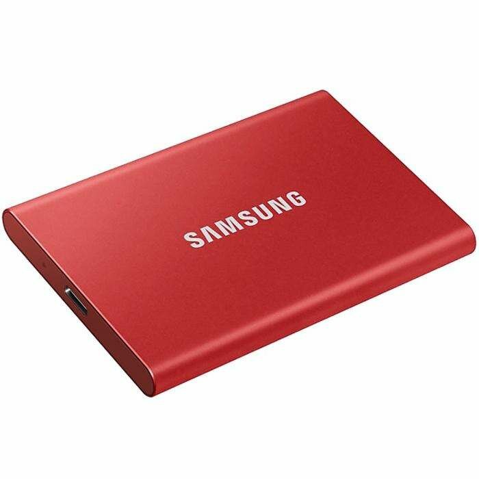 Твердотельный накопитель SSD Samsung T7 External 500Gb RED USB 3.2 (MU-PC500R/WW ) 1year