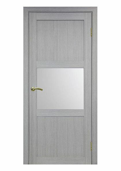 Межкомнатная дверь со стеклопакетом lacobel 190-530.121 80х190 Дуб серый