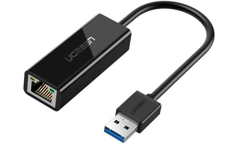 Адаптер UGREEN CR111 (20256) USB 3.0 Gigabit Ethernet Adapter черный