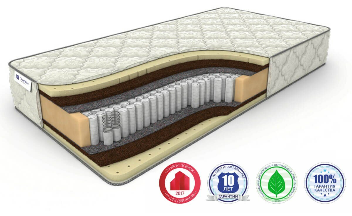 Матрас DreamLine Prime Medium S1000 75х186