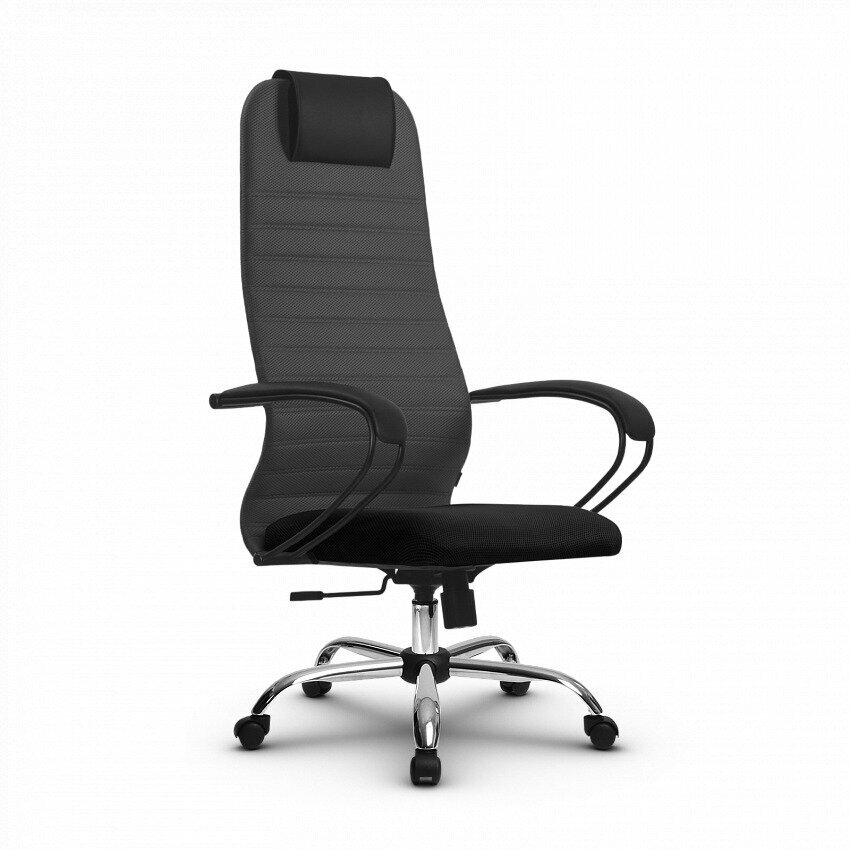 Компьютерное офисное кресло Metta SU-BP-10 CH Темно-серое/Черное