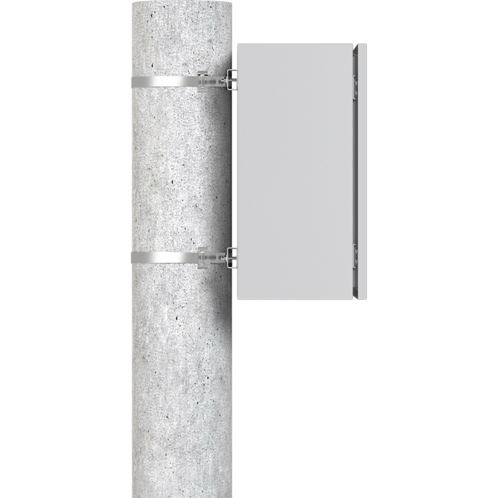 Комплект крепления на столб монтажной полосой (ширина шкафа до 400 мм) EKF - фотография № 4