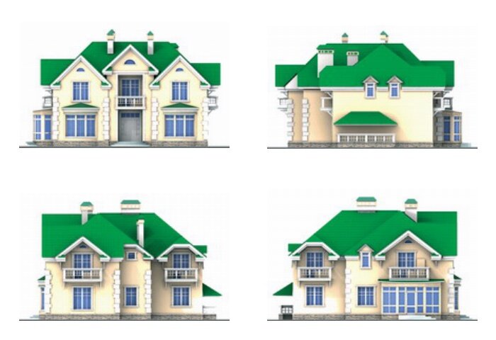 Проект дома Plans-30-24 (398 кв.м, кирпич) - фотография № 3