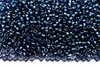 Бисер японский MIYUKI круглый 11/0 #3539 темный синий, окрашенный изнутри, 10 грамм - изображение
