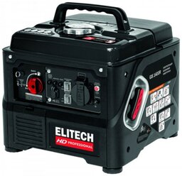 Бензогенератор инверторного типа ELITECH HD GIS 1400R, арт. 204576