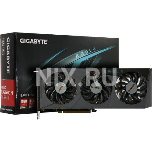 Видеокарта GIGABYTE Radeon RX 6600 EAGLE 8G (GV-R66EAGLE-8GD)