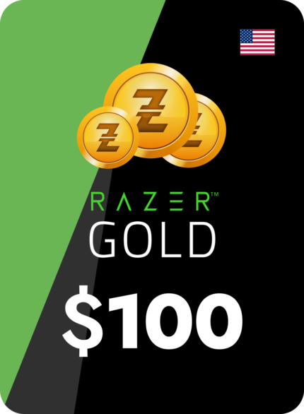 Код пополнения Razer Gold Card номиналом 10 USD регион США