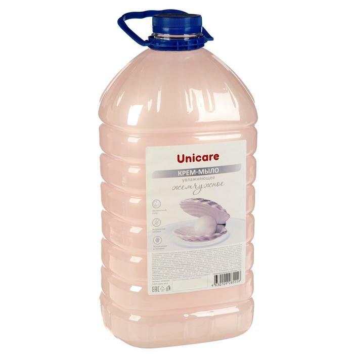Unic Увлажняющее крем-мыло «Жемчужное» UNICARE ПЭТ 5л