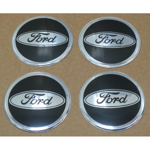 Наклейка Ford (диаметр 60мм.) на автомобильные колпаки диски компл. 4шт. (5225)