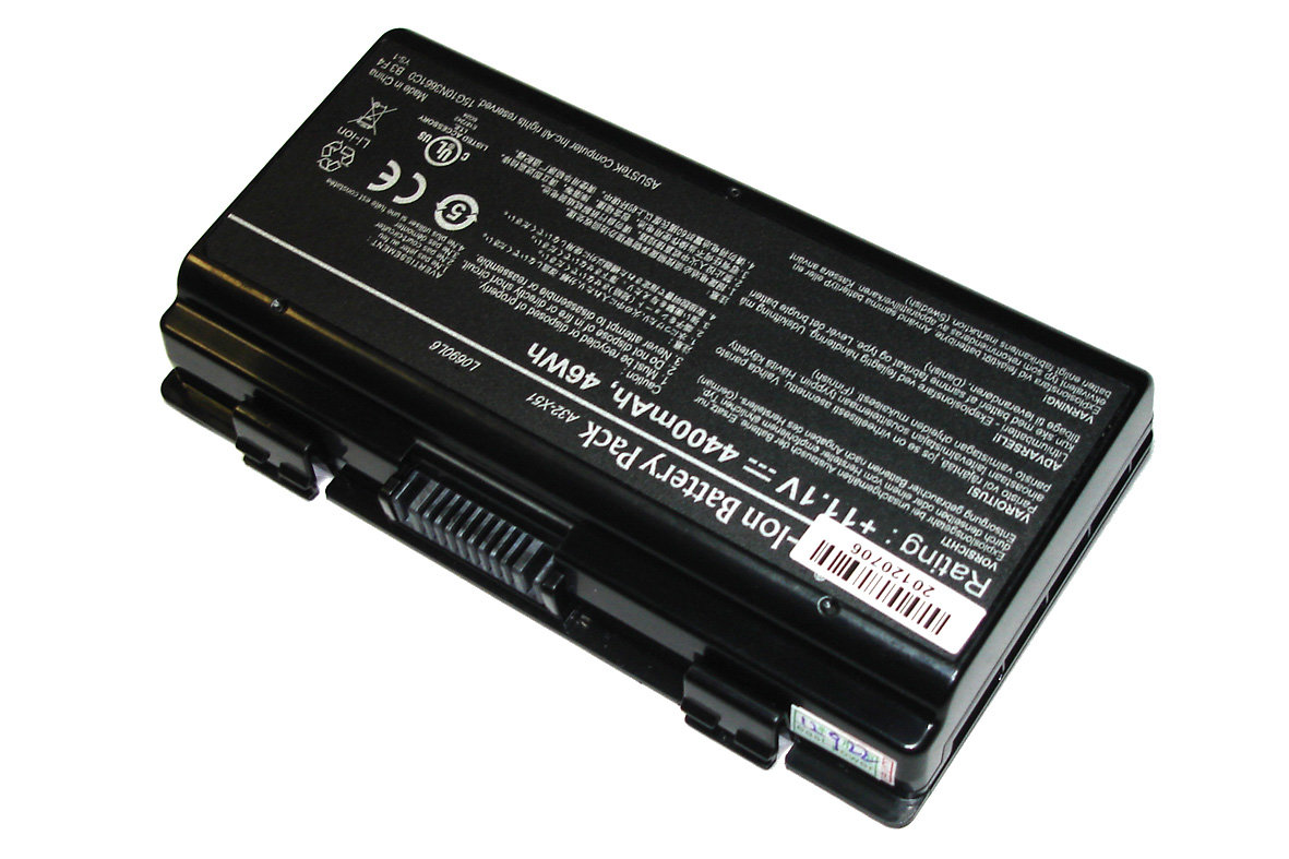 Аккумуляторная батарея для ноутбука ASUS X51R 11.1V 4400mAh A32-X51