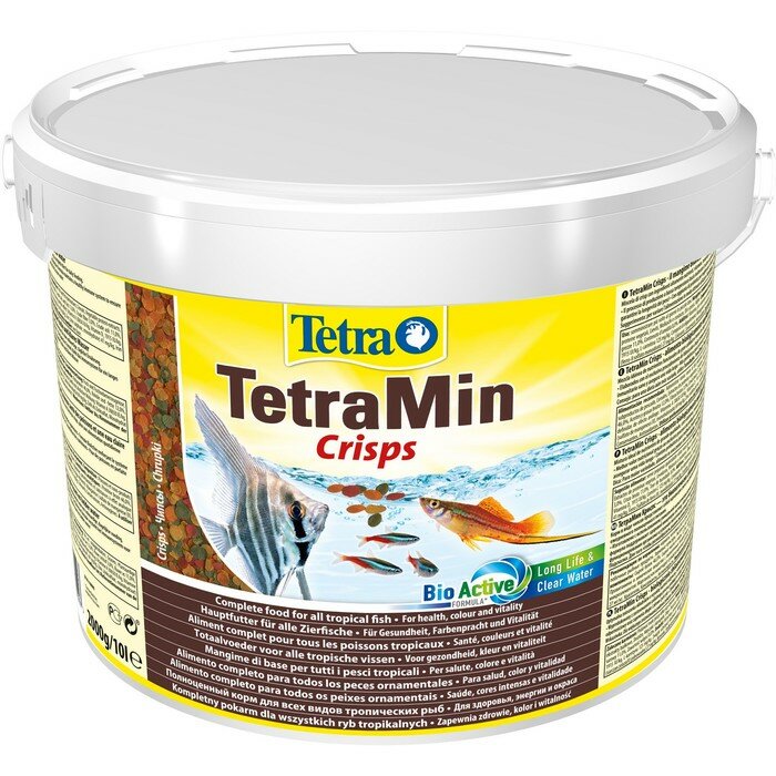 TETRA Корм TetraMin Crisps для рыб, чипсы, 10 л - фотография № 2