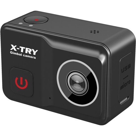 Экшн-камера X-try XTC503 GIMBAL REAL 4K/60FPS WDR, WiFi, BATTERY, черный