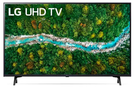 43" Телевизор LG 43UP77506LA, 4K Ultra HD, черный, SMART TV, WebOS