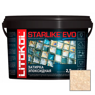 Затирка эпоксидная Litokol Starlike Evo S.208 Sabbia 2,5 кг