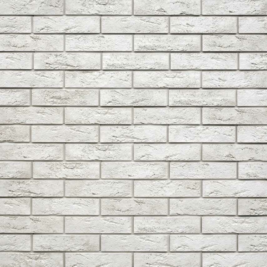 Вайт хиллс Лофт Брик А330-00 искусственный камень белый (64 шт) (1,04 кв.м) / WHITE HILLS Лофт Брик А330-00 декоративный облицовочный кирпич белый (уп