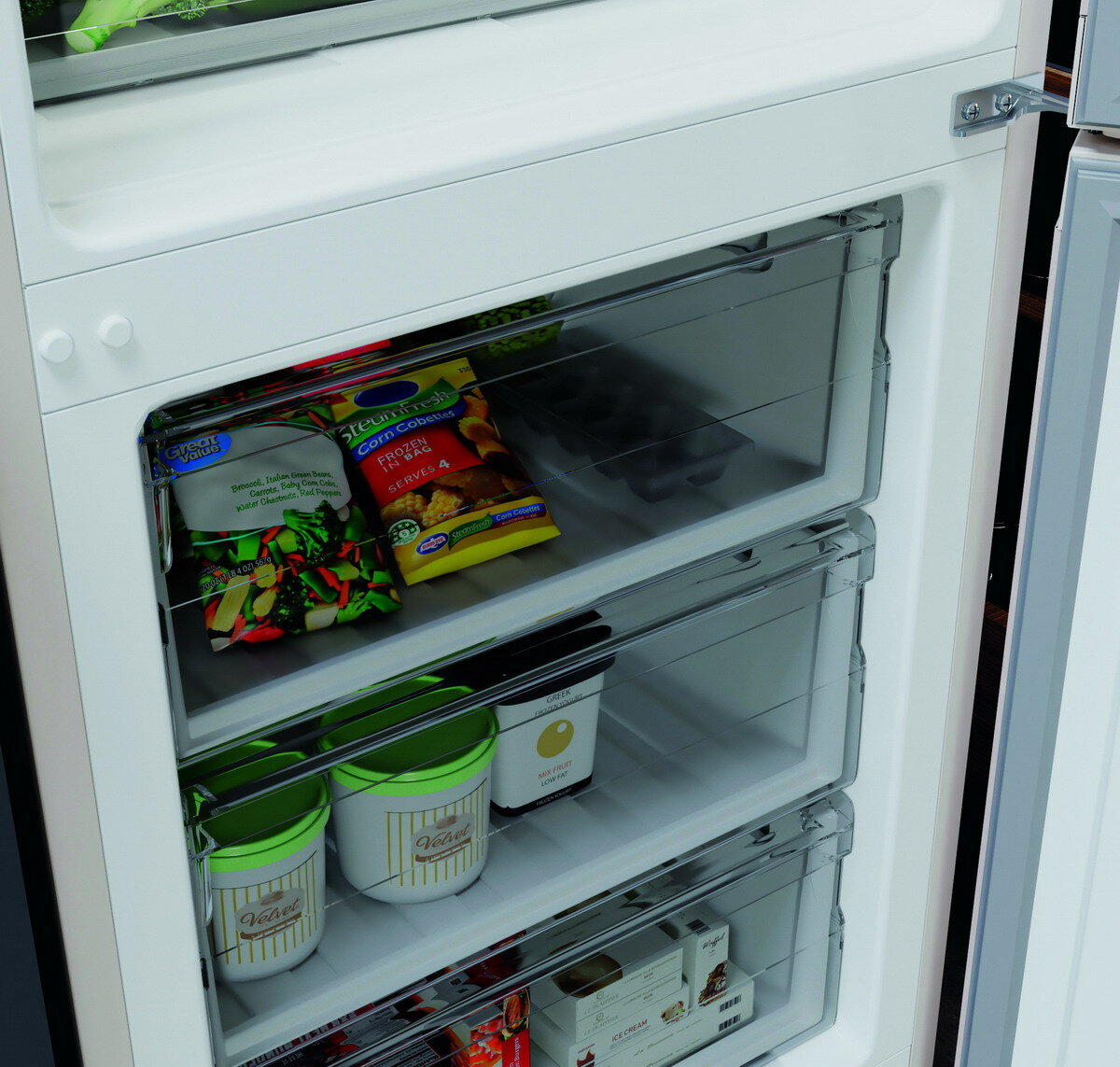Двухкамерный холодильник Hotpoint HT 4200 M мраморный - фотография № 7