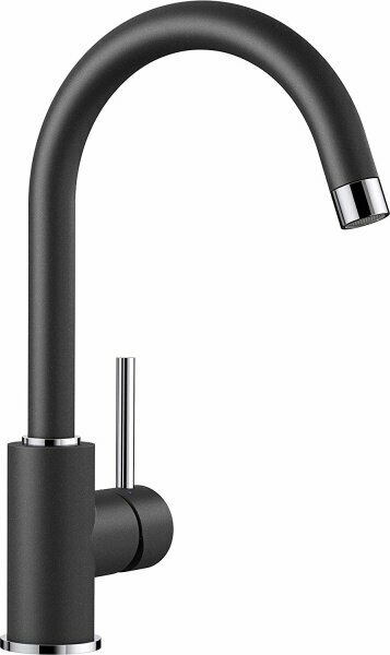 фото Смеситель Blanco Mida Silgranit, антрацит