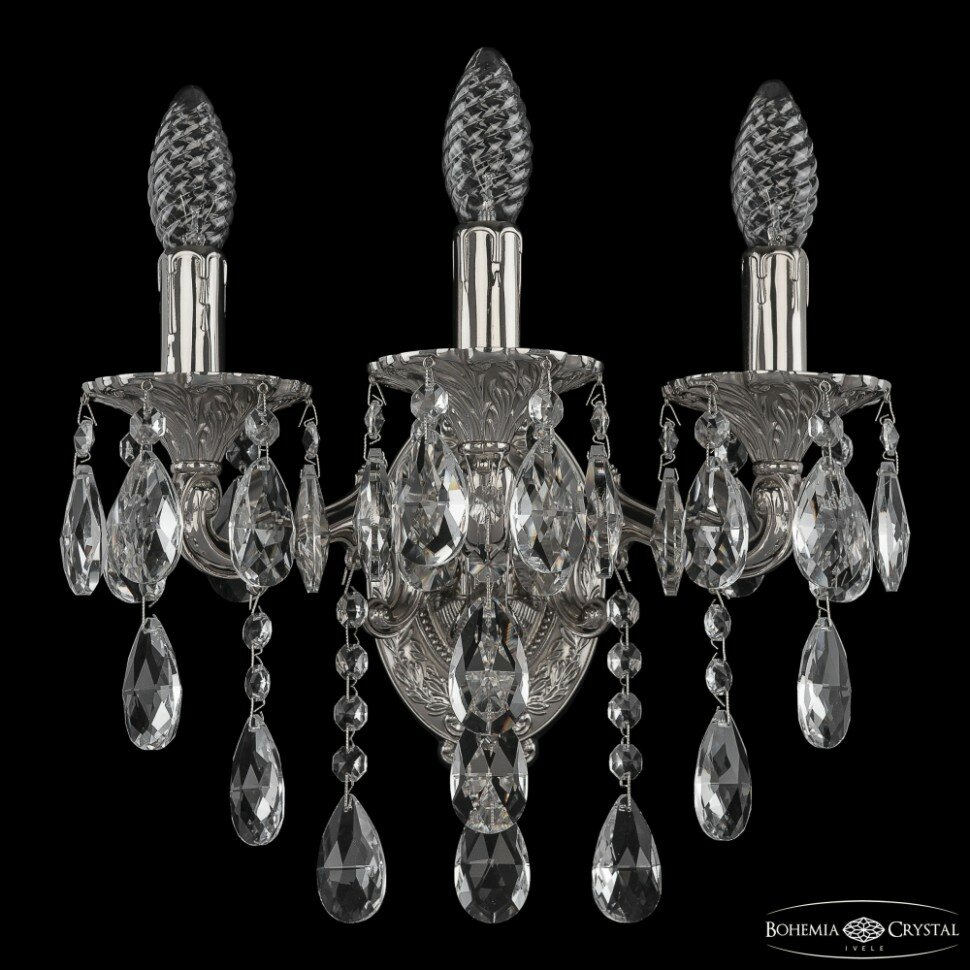 Бра Bohemia Ivele Crystal 7202B11/3/125 B Ni - фото №1