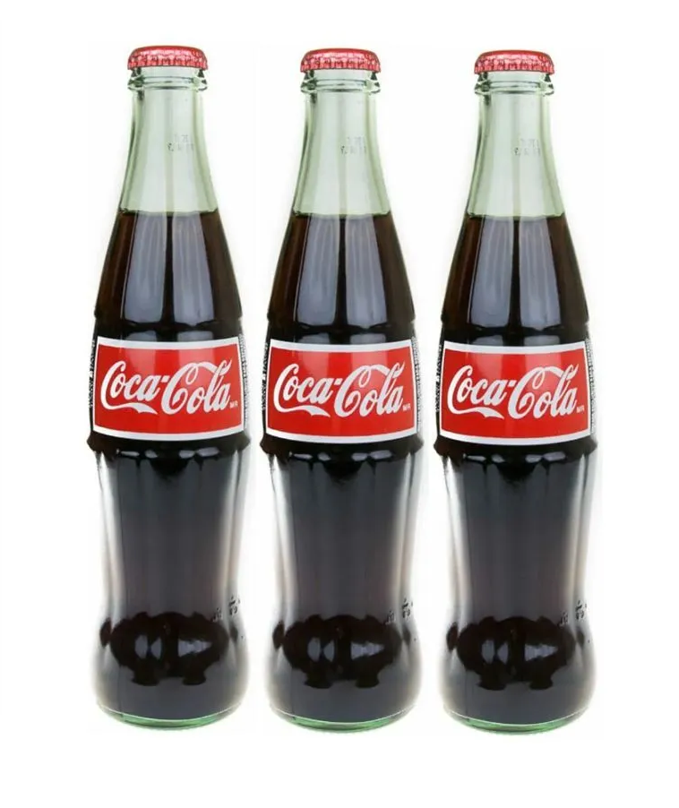 Газированный напиток Coca-Cola в стекле, (Мексика), (3 шт х 0.5 л).