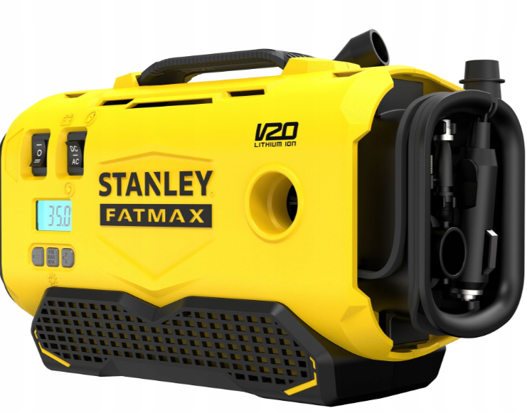 Безмасляный аккумуляторный компрессор Stanley 18В V20 SFMCE520B